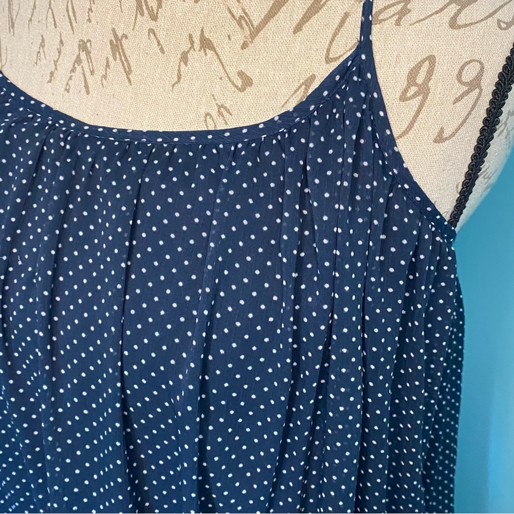 Navy Poka Dot Abercrombie Dress